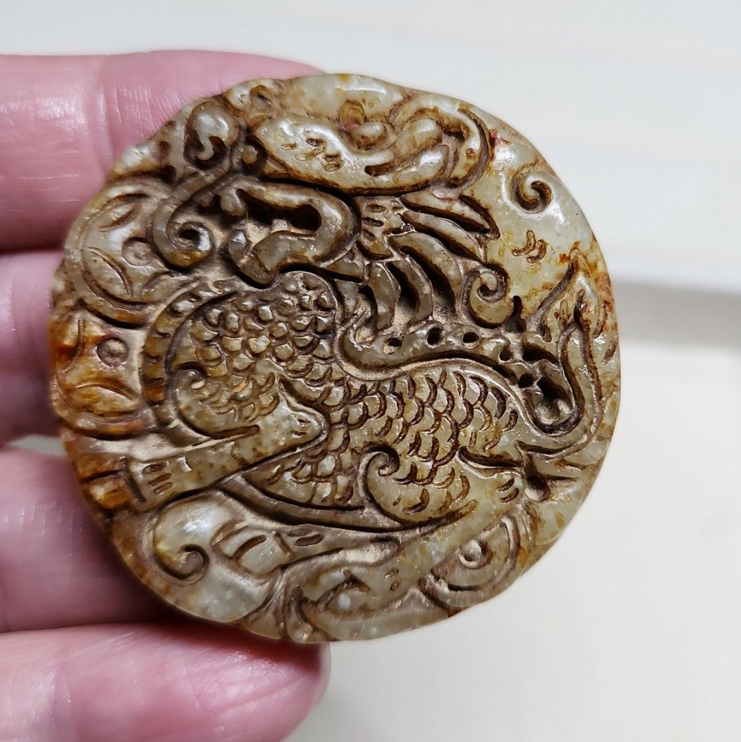 古玉麒麟老玉項鍊吊墜#0198, 書籍、休閒與玩具, 收藏、紀念品