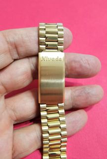 (原裝)利華達 (電金) 不銹鋼總統帶！(NOS) 庫存品！重未使用！64221336296194110