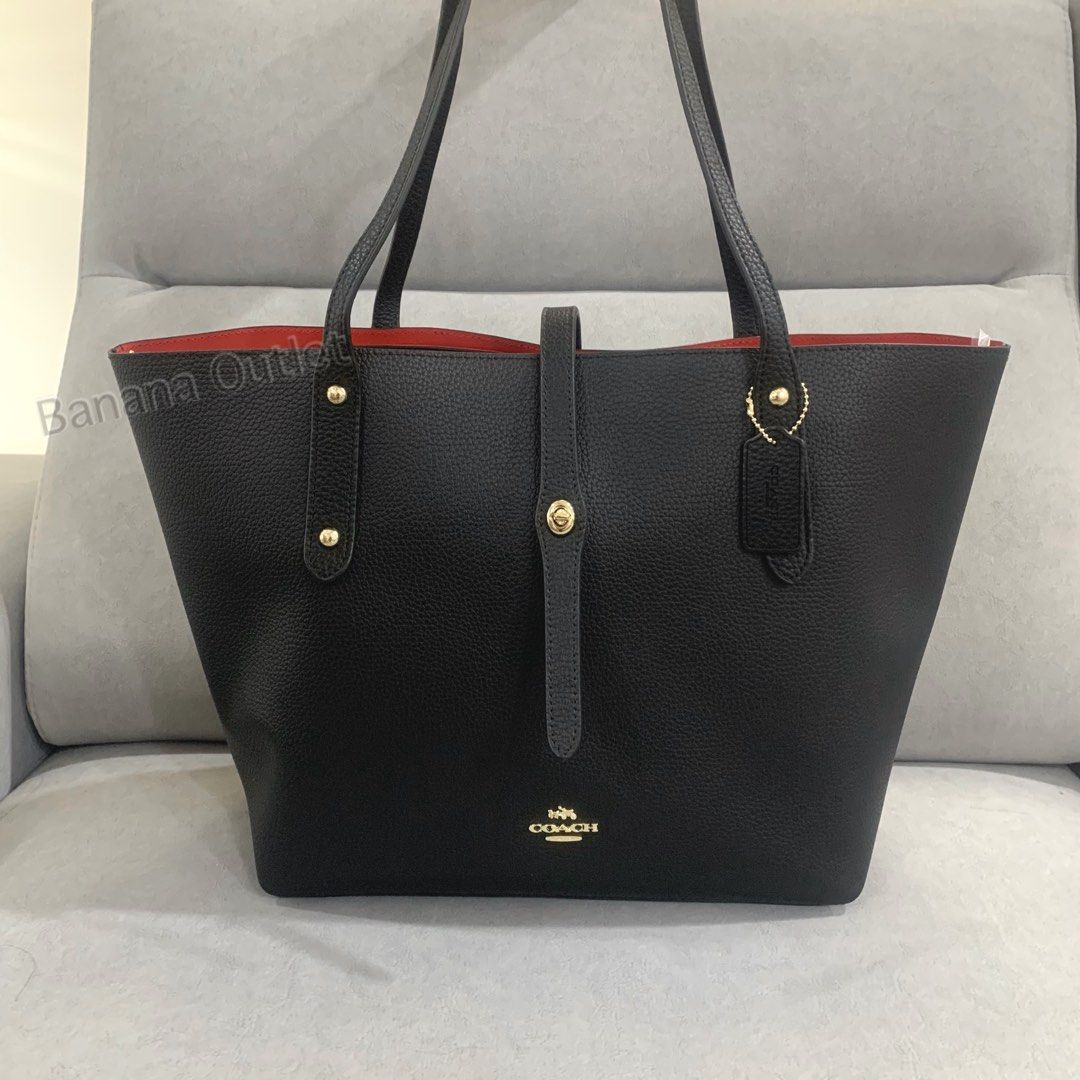 Coach signature market tote outlet