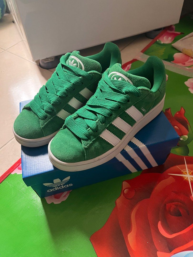 adidas gazelle silver green womens adidas Kids' Grade School Minecraft Campus 00s Shoes, Size 4.5, Black/Semi Court Green/Semi Solar Green