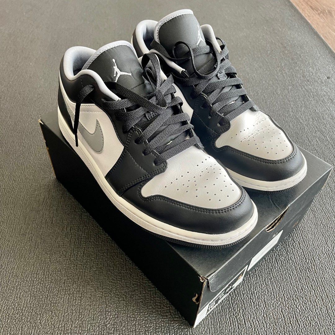 Air Jordan 1 Low Black Grey White