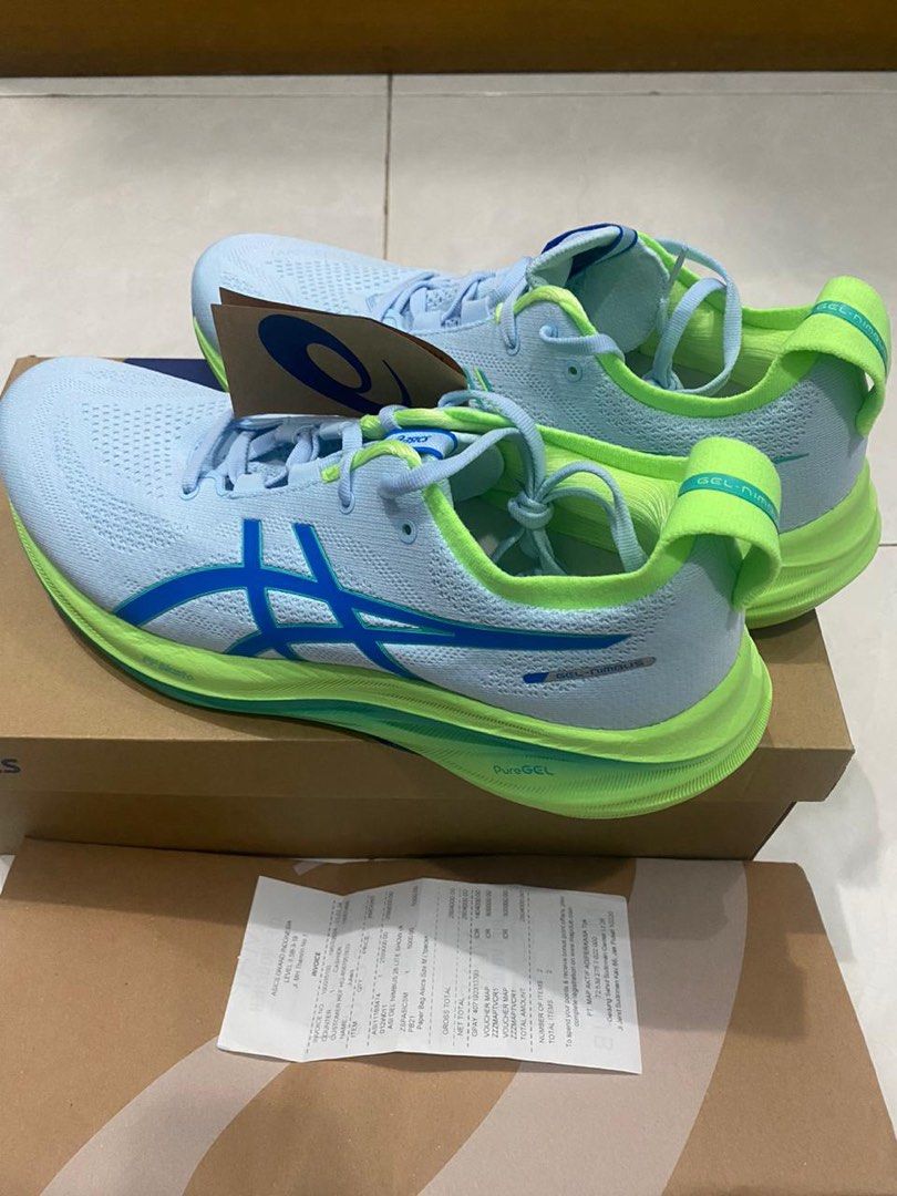 asics running shoes, Fesyen Pria, Sepatu Lainnya di Carousell