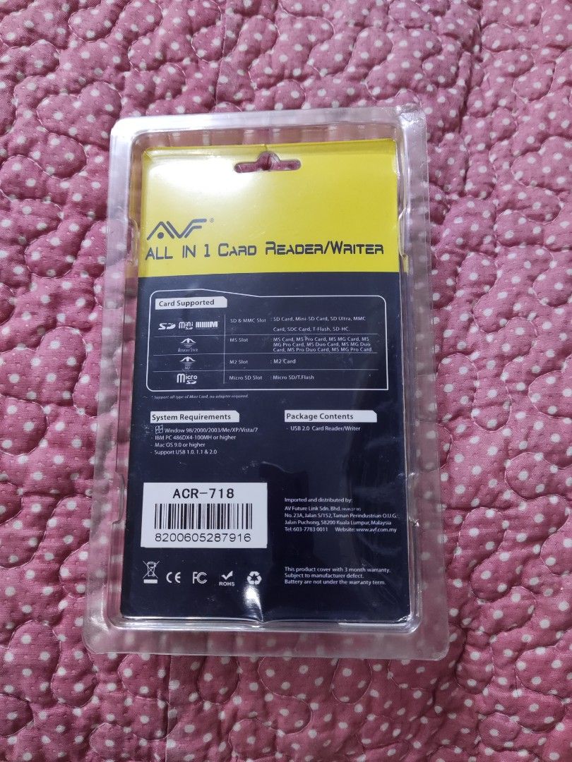 AVF ACR718 All in 1 CARD READER, Everything Else, Others on Carousell