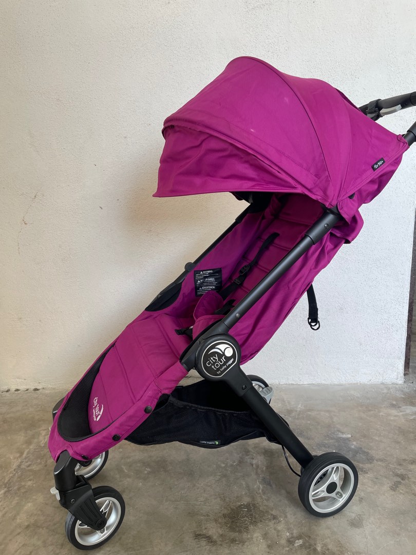 BabyJogger City Tour Stroller violet with Carry Bag