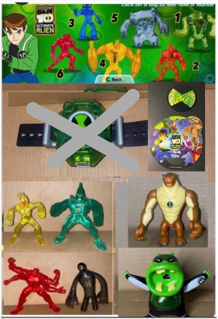 Ben 10 CHUCK Bandai 2008 Loose ($8)Ultimate Alien Force