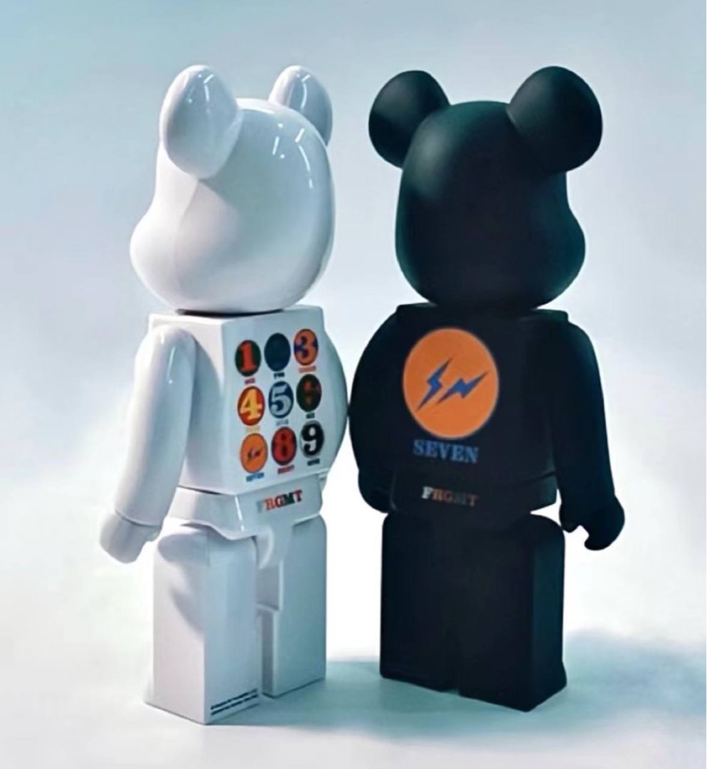 BE@RBRICK BEARBRICK ROBERT INDIANA × fragmentdesign 100％ 400％, Hobbies ...