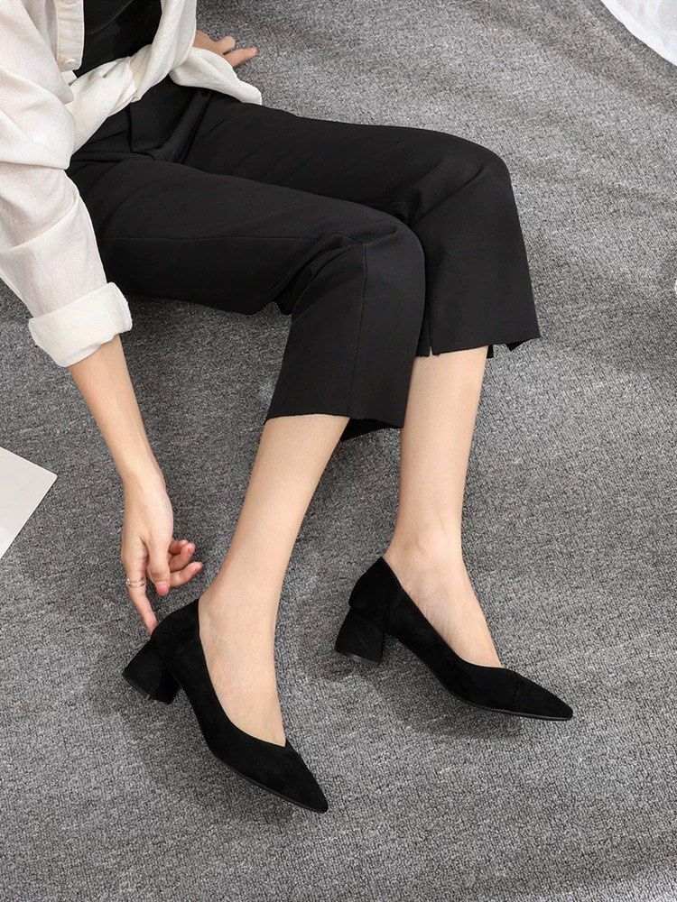 Black Heels low heels
