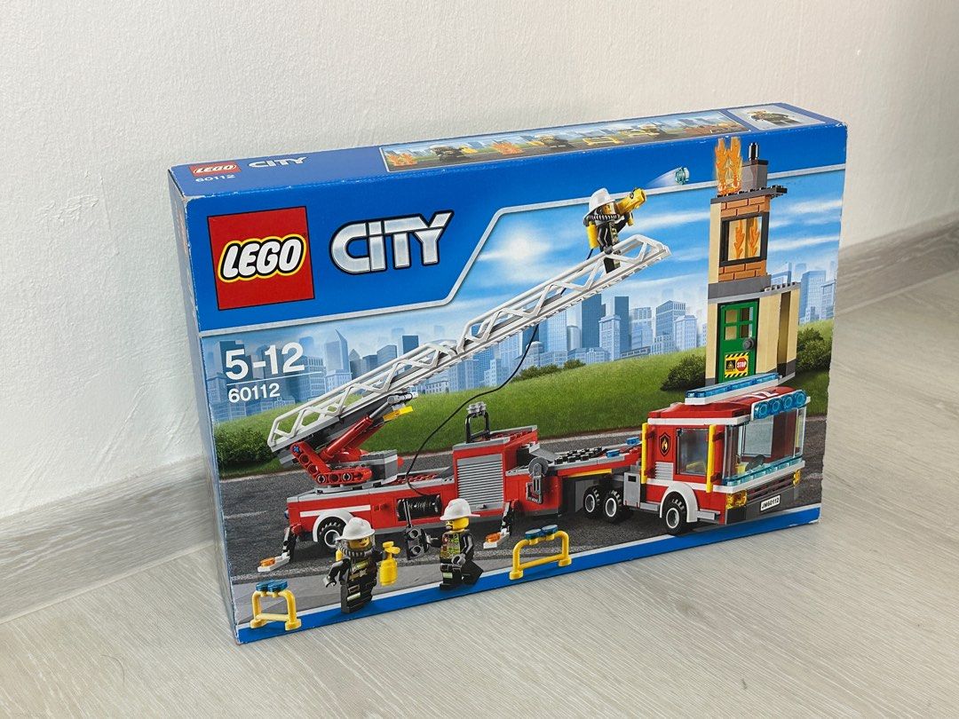 BN Lego City 60112 Fire Engine Hobbies Toys Toys Games on Carousell