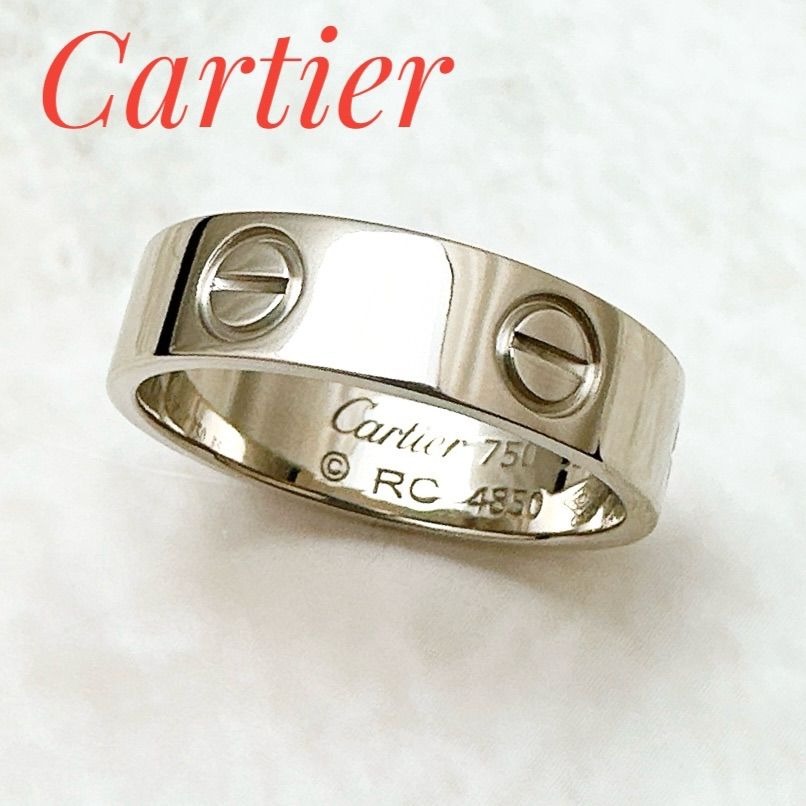 Cartier Love White Gold Ring 55 Approx. Size 15 U Women s Fashion Jewelry Organizers Rings on Carousell