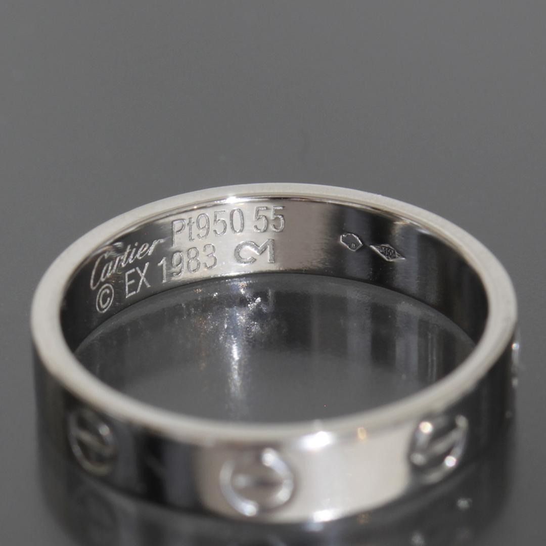 Cartier Mini Love Ring Size 14.5 55 PT950 Platinum 5.8g Women s Fashion Jewelry Organizers Rings on Carousell