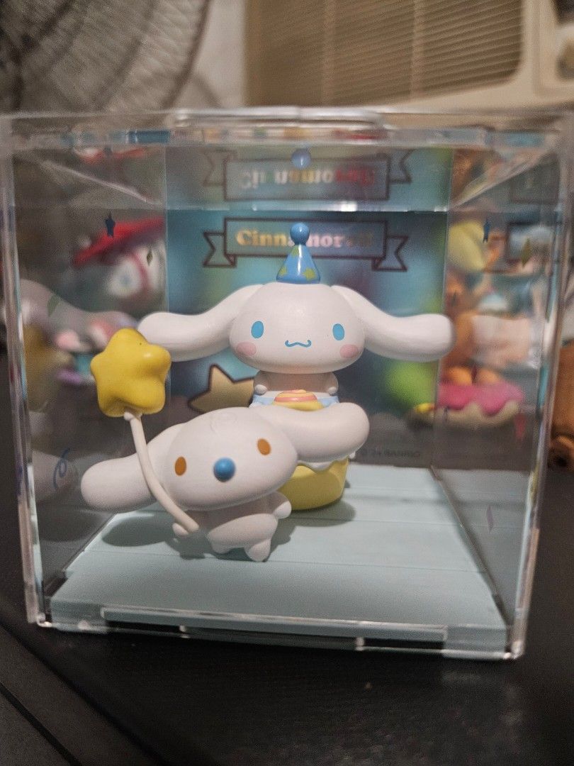 Cinamaroll Sanrio blind box (Category: Designer & Blind Box Toys) located in Valenzuela. Submitted by itemsforless22 (Listing ID 1320196467, Image 1). Description: bought from vietnam has its own case. Pwede tawaran if bibili pa ng other items. buyer pays shipping fee thank you! ♡.