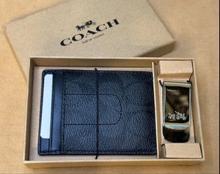 Coach Men Card Holder, Men's Fashion, Watches & Accessories, Wallets