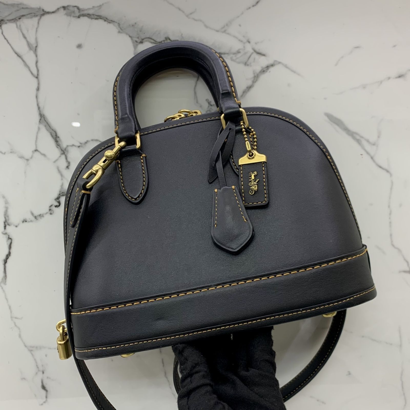 COACH CE737 BLACK REVEL BAG 24-B4/ 2WAY SHOULDER BAG 247037393 AL 