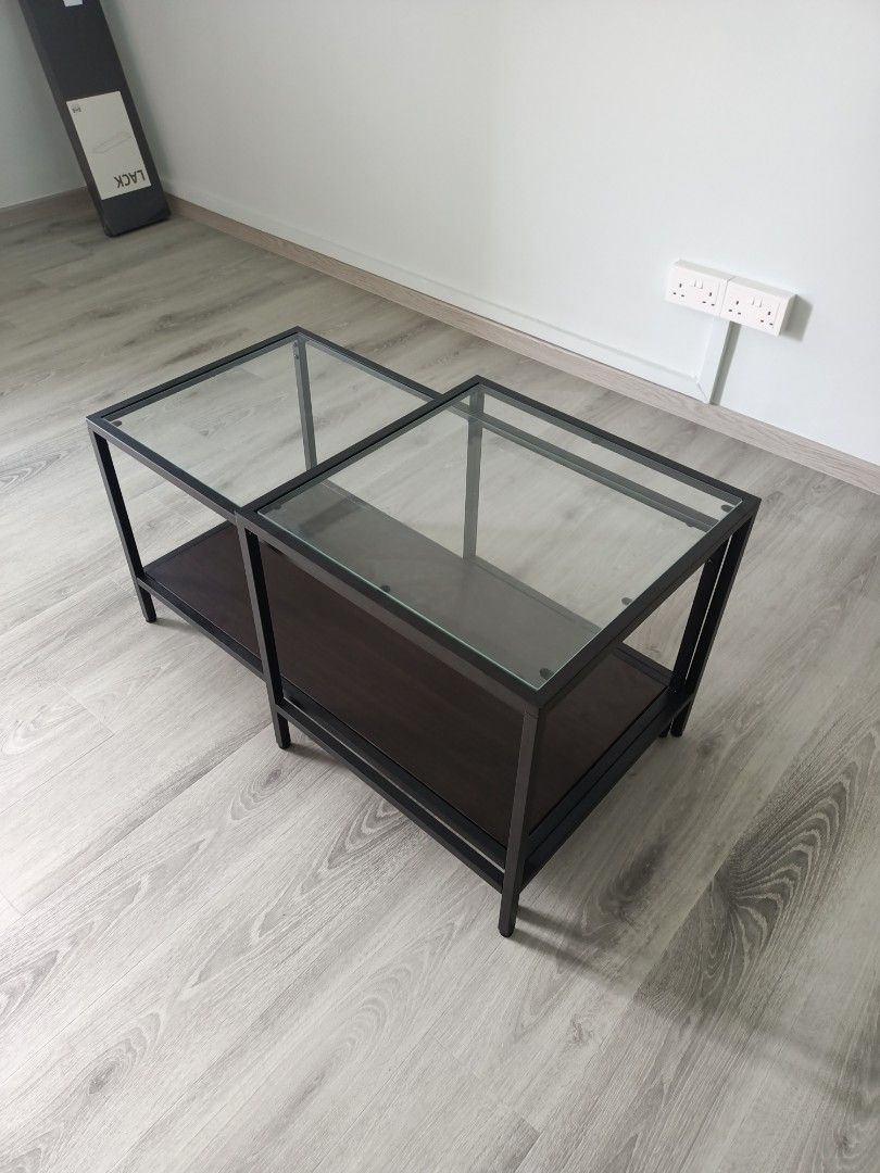 Coffee Table (Category: Tables & Sets) located in Singapore. Submitted by m.rafi12 (Listing ID 1320109462, Image 1). Description: -The table is able to extend or separate into two -Light in weight -Easily carried -Top glass bottom wood -Condition 9/10 Price can be negotiable.