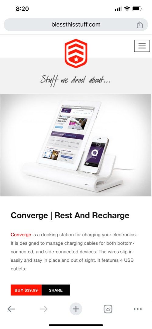 Converge Quirky Rest & Recharge (Category: Chargers) located in Manila. Submitted by cgb2018 (Listing ID 1320061195, Image 1). Description: SRP$40. Sleek charging dock with 4 USB ports. Please search to check if your devices are compatible www. quirky.com/compatibility.