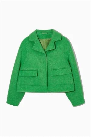 Cos green jacket best sale
