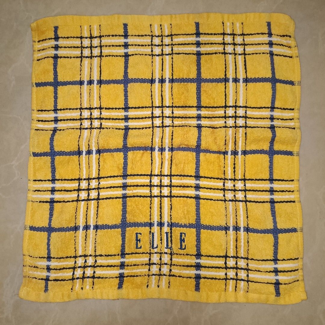 ELLE PARIS FACE TOWEL (Category: Towels, Napkins & Holders) located in Cagayan de Oro. Submitted by mmmdshop (Listing ID 1320181050, Image 1). Description: Large face towel 14x14 from Japan slightly used to good as new. JAPAN SOURCE. CHECKOUT OUR FB PAGE "HOUSE OF SCARVES COLLECTION"..