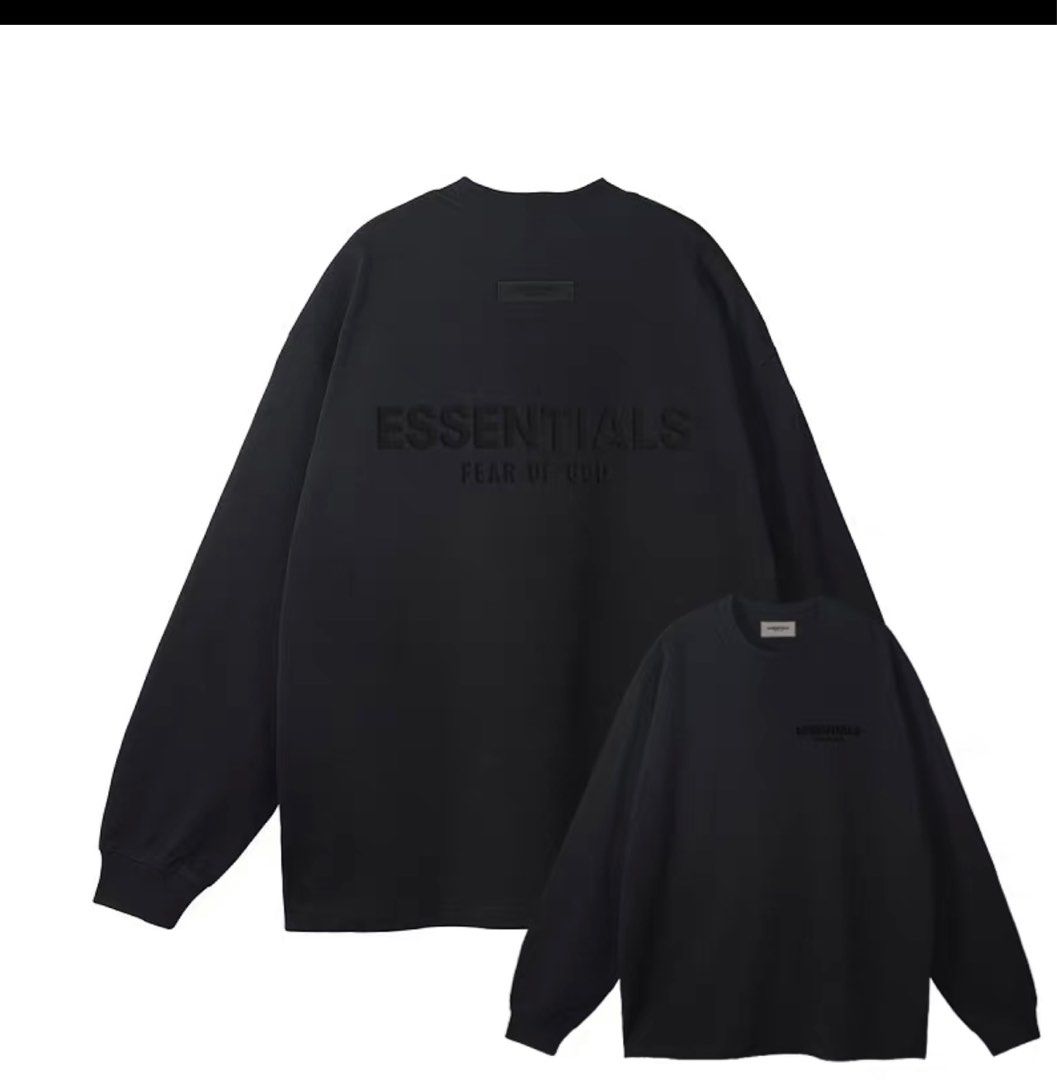 Essential tee （分類：運動服裝）位於 Hong Kong。 由 hasnainn 提交（商品編號 1320182869，圖片 3）。簡介： Long sleeve essential shirt dm me for more info。