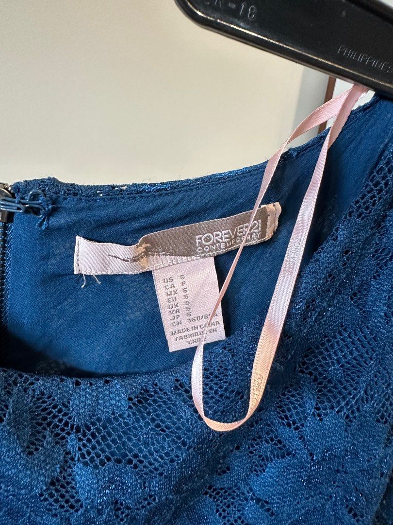 Forever 21 blue Lace dress, Women's Fashion, Dresses & Sets, Dresses on  Carousell