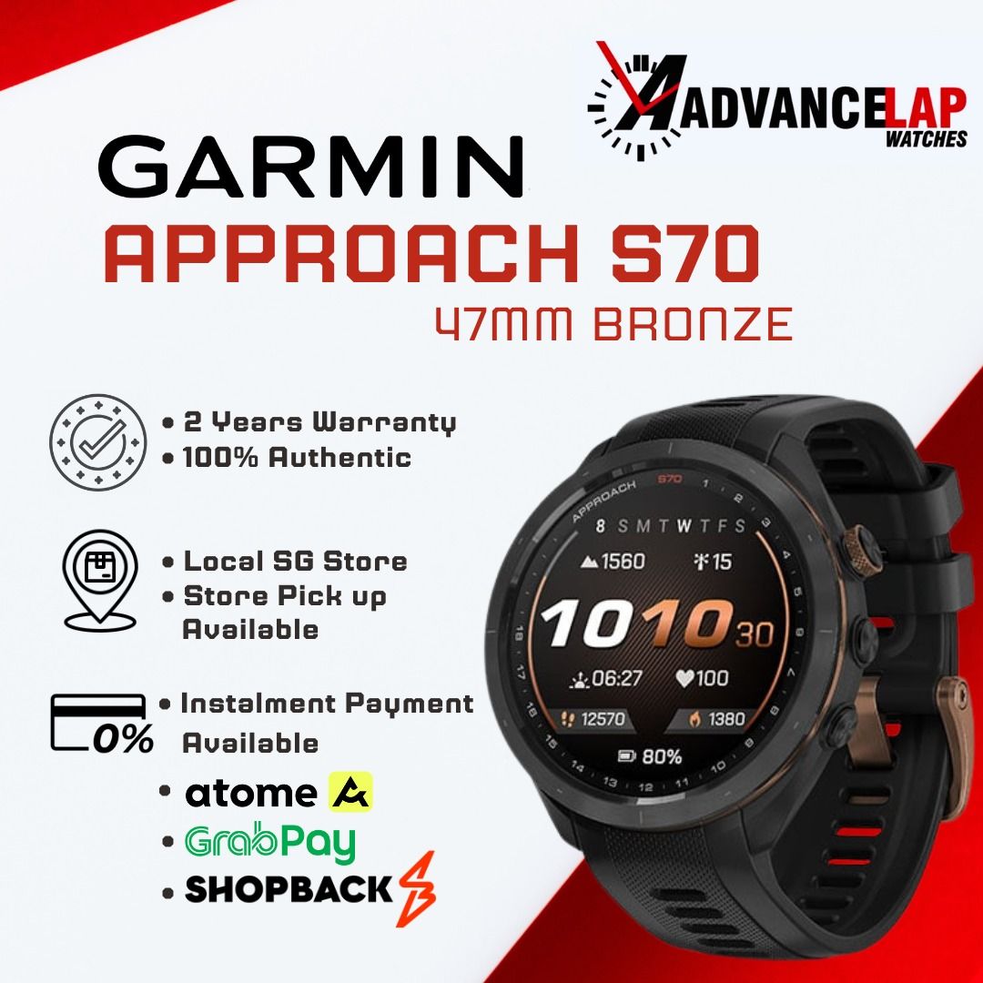GarminApproach S70 47mm Bronze Edition（Approach S70 - 47 mm