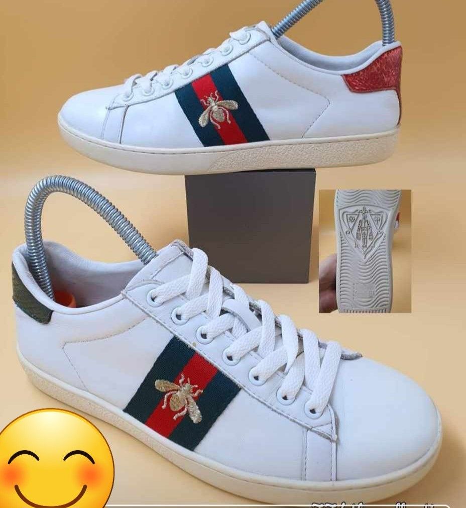 Gucci White Leather Ace Low Women s Fashion Footwear Sneakers on Carousell