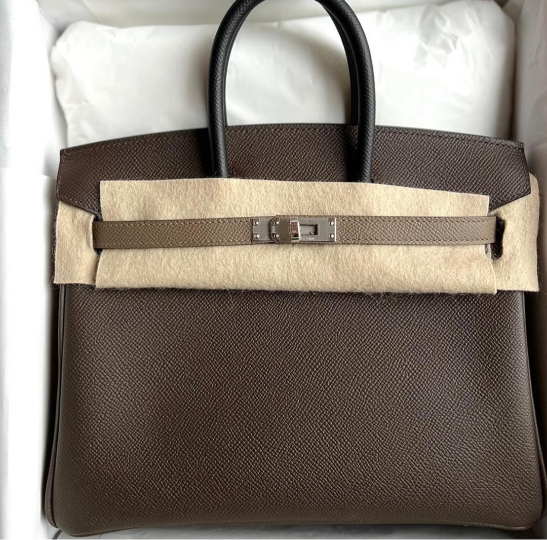 Hermes Birkin 25 Tricolor Ecorce Epsom PHW 24071703 Luxury Bags Wallets on Carousell