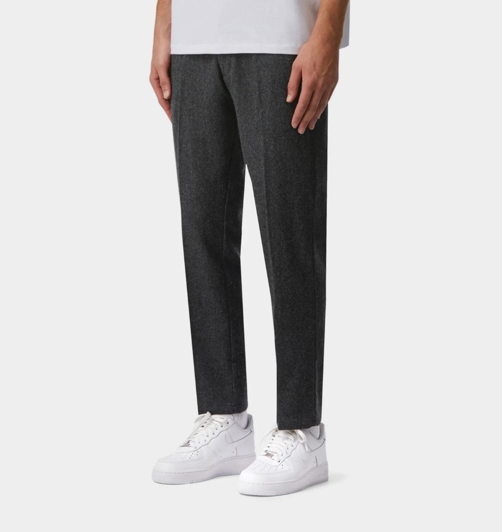 I LOVE ULGY Slim Kobe Pant Tall Charcoal Wool Men s Fashion Bottoms Trousers on Carousell