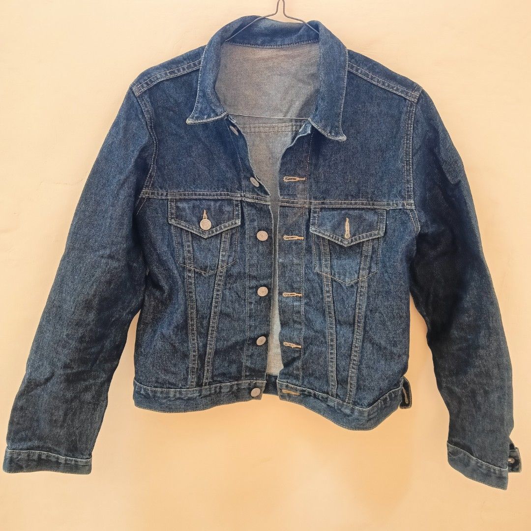 Jaket levis uniqlo sale