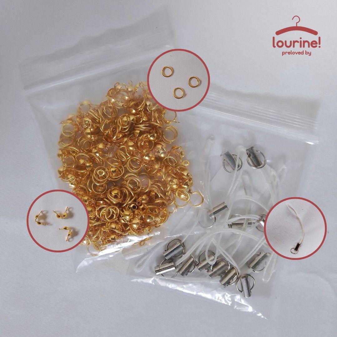 Jewelry/ Bead Making Kit (Beads, Clasp, String, Keychain Lanyard) (Category: Craft Supplies & Tools) located in Manila. Submitted by preloved_by_lourine (Listing ID 1320220585, Image 2). Description: 🎀༘˚˖𓍢ִ໋ ~ about the Item ~ ✧˚.🎀༘⋆ - Originally bought the items separately, but I’m selling it as a set so u could skip the hassle. brand: St.kunkka rfs: decluttering 🎀༘˚˖𓍢ִ໋ ~read~ ✧˚.🎀༘⋆ - no cancellations, returns & refunds - after placing t