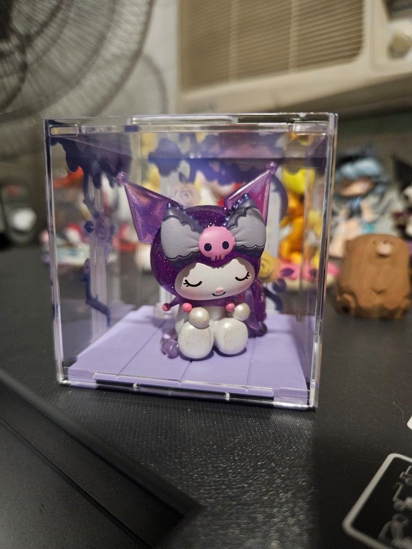 Kuromi sanrio blind box (Category: Designer & Blind Box Toys) located in Valenzuela. Submitted by itemsforless22 (Listing ID 1320196049, Image 1). Description: bought from vietnam has its own case. Pwede tawaran if bibili pa ng other items. Sparkly si kuromi buyer pays shipping fee thank you! ♡.