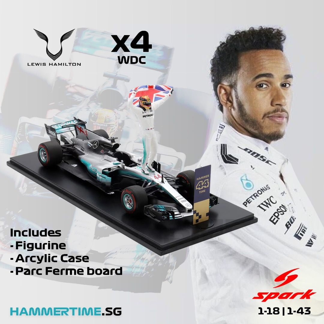 Lewis hamilton 1 18 scale cheap