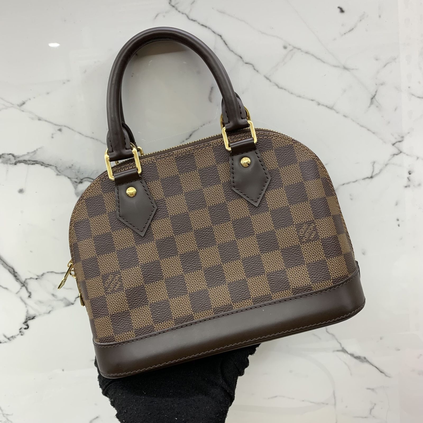 LOUIS VUITTON N41221 DAMIER ALMA BB RFID 2WAY SHOULDER BAG 247030231 KM Luxury Bags Wallets on Carousell