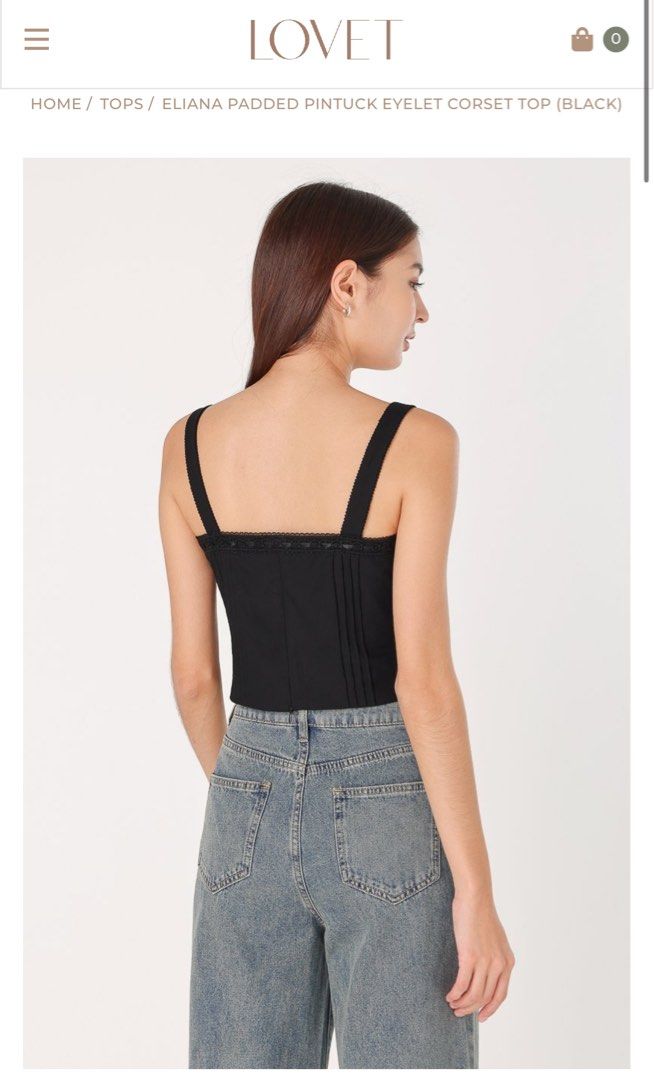 Eliana Babydoll Eyelet Top Eliana Babydoll Eyelet Top