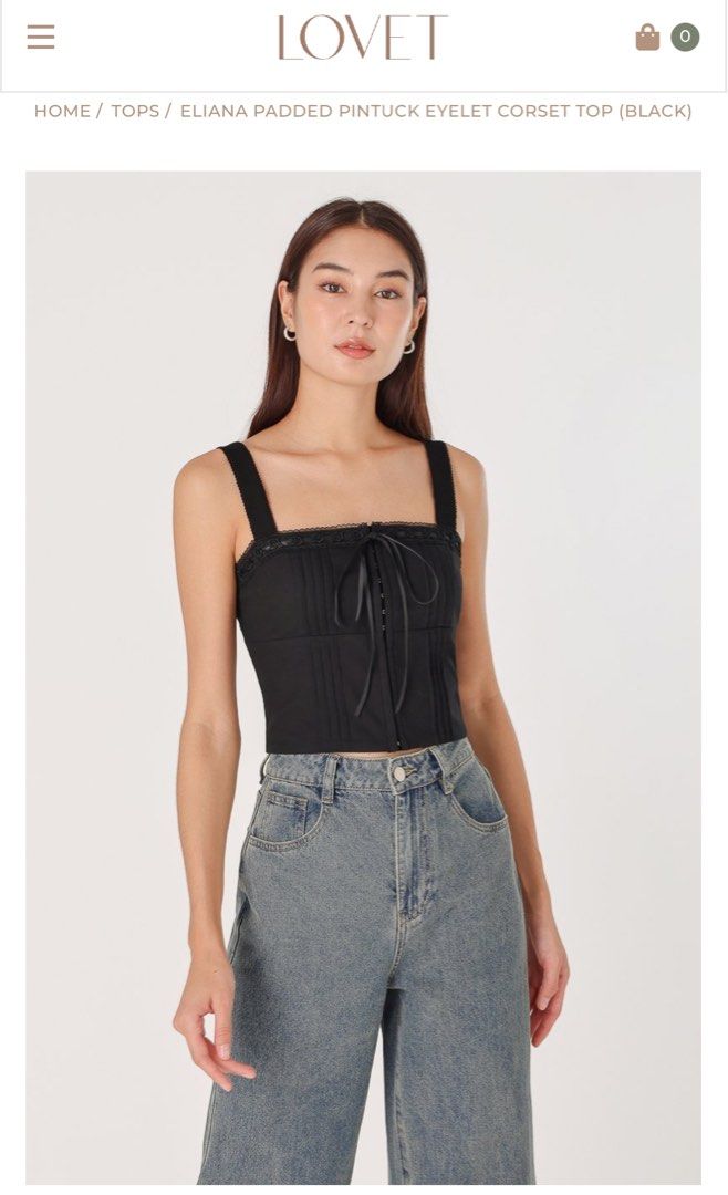 Eliana Babydoll Eyelet Top Eliana Babydoll Eyelet Top