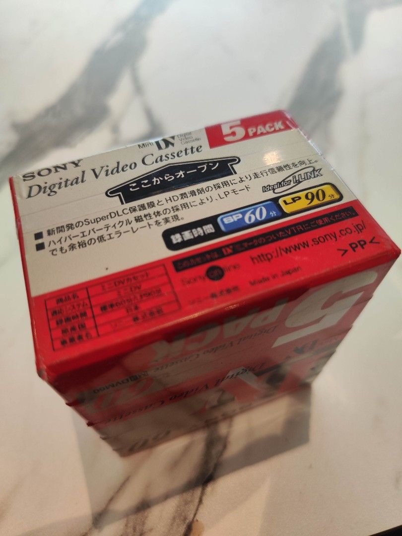 mini dv sony tapes (sealed) 5pcs (Category: Video Cameras) located in Manila. Submitted by olx156 (Listing ID 1320154250, Image 3). Description: sealed condition (wysiwyg )what you see is what you get. since most of the items vintage & rare (untested) payment first thru gcash shipping within the day lalamove metro manila only outside metro manila can be ship via flash express / jnt / lbc.