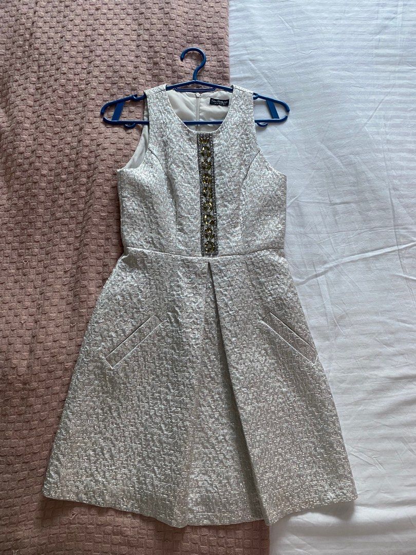 Miss selfridge silver dress shop
