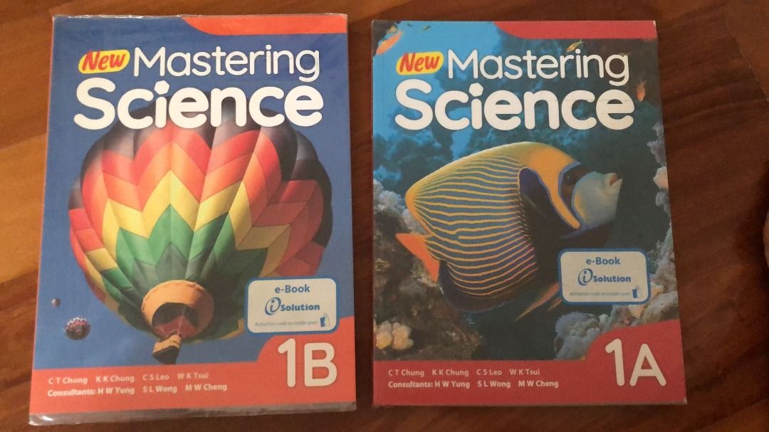 New mastering science 1A 1B & (全新) workbook 1B, 興趣及遊戲, 書本 & 文具, 教科書 ...