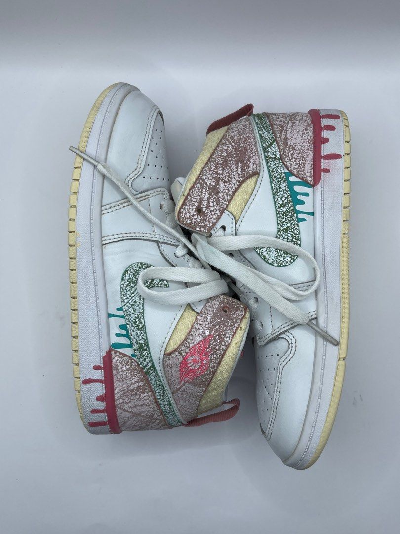 jordan 1 mid paint drip infant