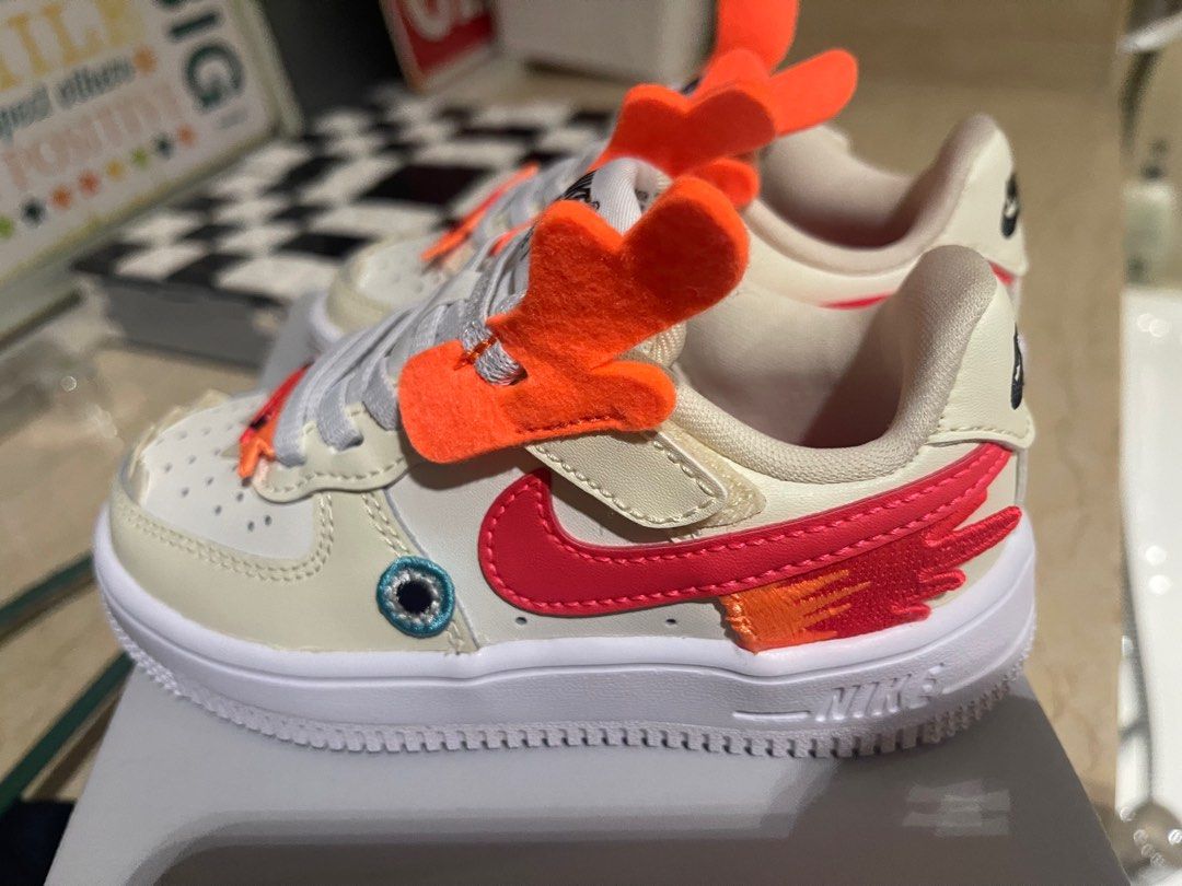 Nike Kids Air Force 1 Low LV8 Easyon Year of the Dragon