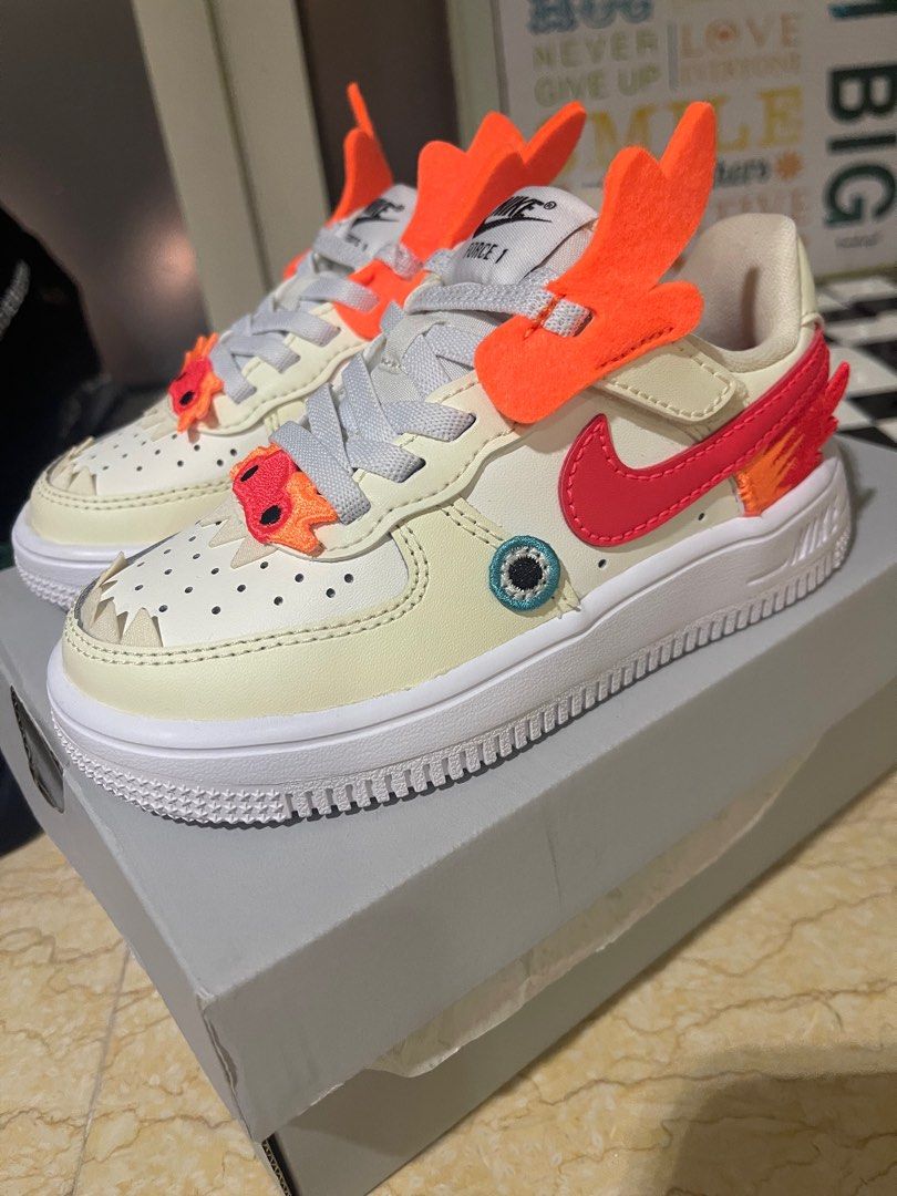 Nike Kids Air Force 1 Low LV8 Easyon Year of the Dragon Babies Kids Babies Kids Fashion on Carousell