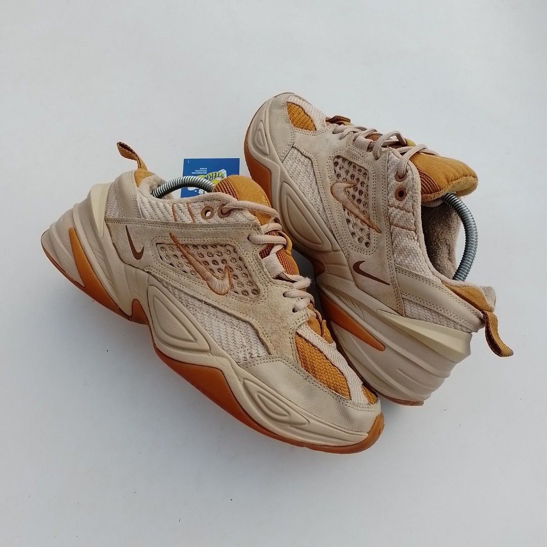 Nike M2K Tekno Linen, Fesyen Pria, Sepatu Sneakers di Carousell