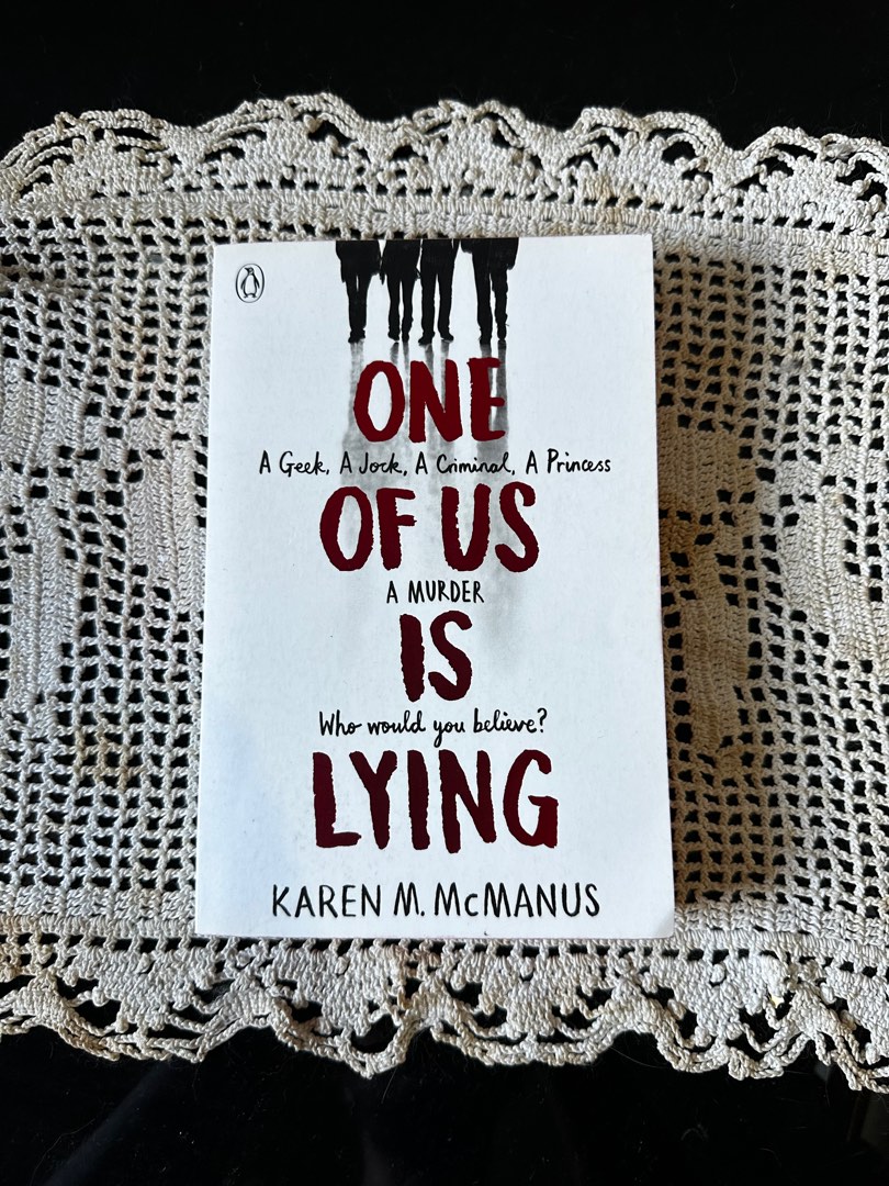 One Of Us Is Lying - Karen McManus, Hobbies & Toys, Books & Magazines ...