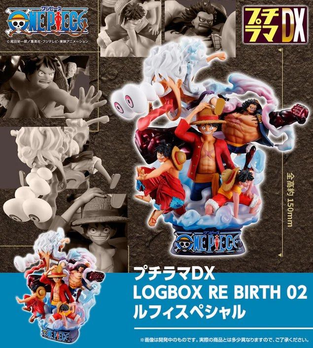 One piece megahouse - PETITRAMA SERIES DX LOGBOX ONE PIECE RE BIRTH 02 LUFFY SPECIAL FIGURE (Category: Toy Figures) located in Singapore. Submitted by shinn_authentic_collectibles (Listing ID 1320097480, Image 1). Description: Brand new authentic Self collect Tiong Bahru Q express add $5 .
