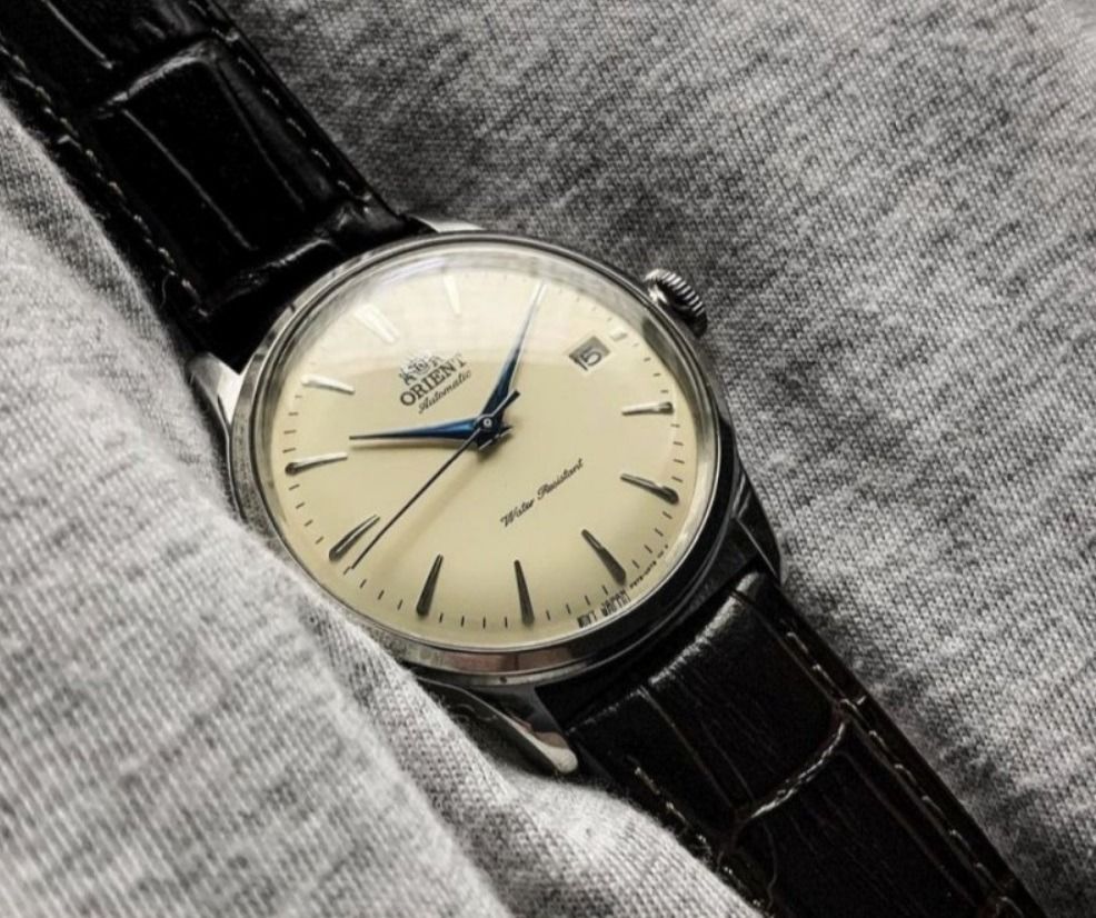 Orient RA-AC0M04Y30B Bambino Cream Beige Analog Automatic Brown