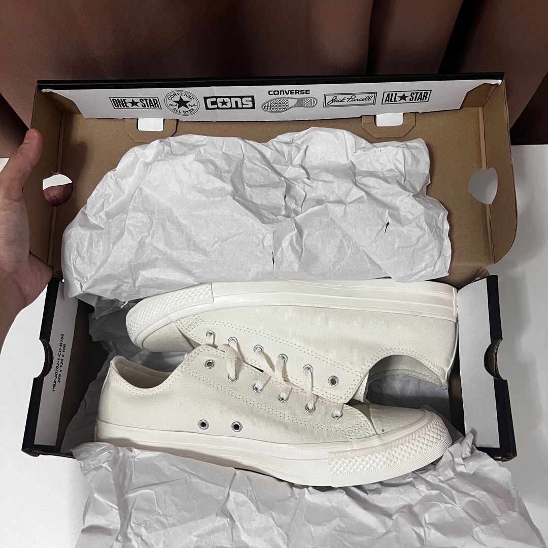 Original CONVERSE CTAS EGRET Cream White Women s Fashion Footwear Sneakers on Carousell