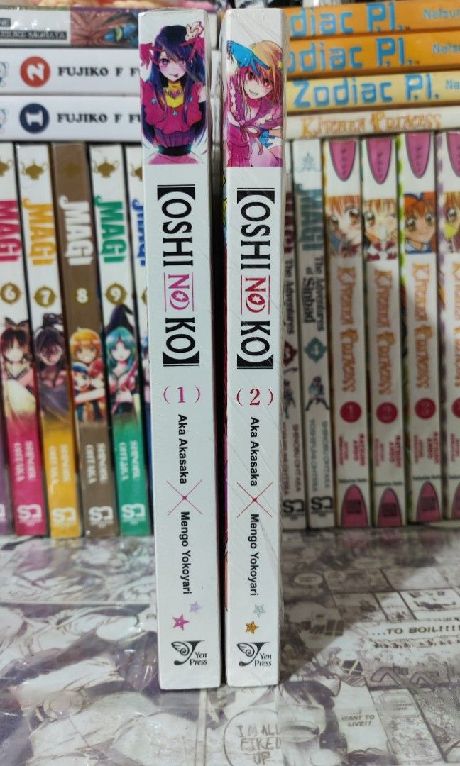 Oshi no Ko Volumes 1-2 SET (Category: Comics & Manga) located in Majayjay. Submitted by ichigos_shop (Listing ID 1320126344, Image 1). Description: Brand New Condition All Sealed No Break SET Shipping: LBC COP & J&T You can ask me for pictures regarding the condition of the books. Thank you.