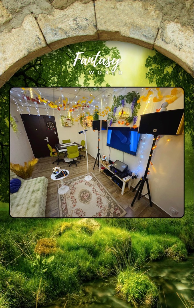 ☘️🪴觀塘全新法式莊園partyroom🌻✨ 🌌流星滿天星天花設計🥳法式莊園體驗🍀 超靚裝修🎊靚聲音響    🎤唱K房｜🀄️麻雀房｜♠️poker房 🚇觀塘地鐵站b出口行3分鐘 🚻獨立洗手間62864835928962114