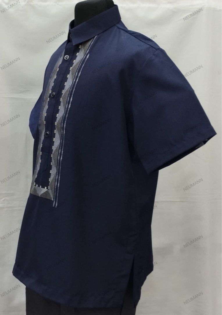 POLO BARONG Navy (Category: Formal Shirts) located in Manila. Submitted by neumann_studioph (Listing ID 1320145198, Image 2). Description: POLO BARONG ( MENS WEAR): Product Description: Fabric:LYCRA Color: NAVY Collar: SPORTS Design: EMBROIDERED 🧶🧵 Placement: HALF Fit: REGULAR Sleeves: SHORT 👕 Style: POLO BARONG👔 📣📣📣Important Information: READING is the 🔑 KEY on ONLINE PURCHASE: 💡All Products Will be ✅ Checked properly 👌 before Shipping
