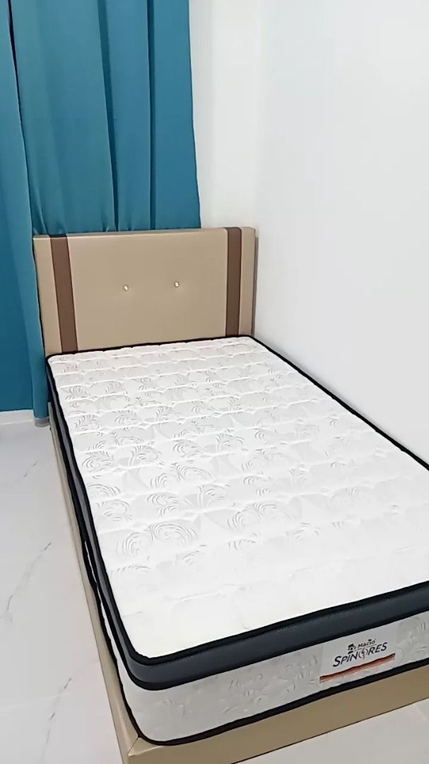 PVC Bed Divan Bed Katil Single, Furniture & Home Living, Furniture, Bed ...