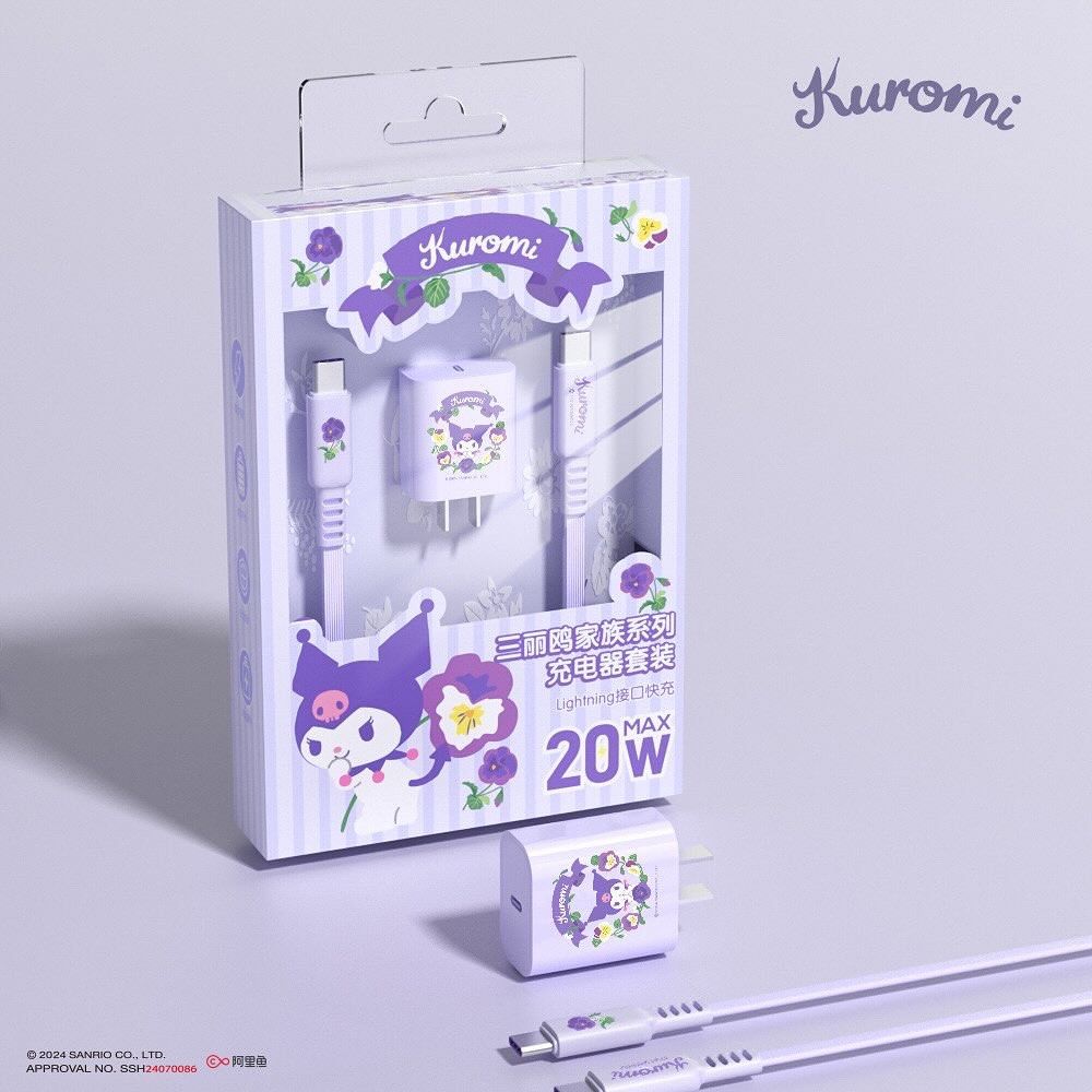 Sanrio Characters kawaii Charging cable and adapter set - Lightning & Type-C (Category: Chargers & Cables) located in Quezon City. Submitted by unicornmanila (Listing ID 1320110443, Image 2). Description: 🤍 Sanrio Characters kawaii Charging cable and adapter set - Lightning & Type-C 🤍 Preorder eta 3-4 weeks only 🤍 50% down payment required only 🥰🫶🏻.